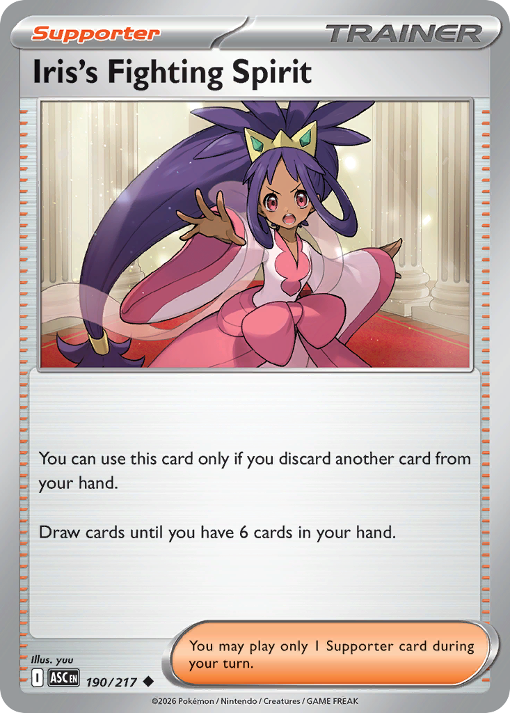 Iris's Fighting Spirit (Ascended Heroes 190)