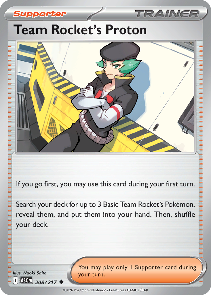 Team Rocket's Proton (Ascended Heroes 208)