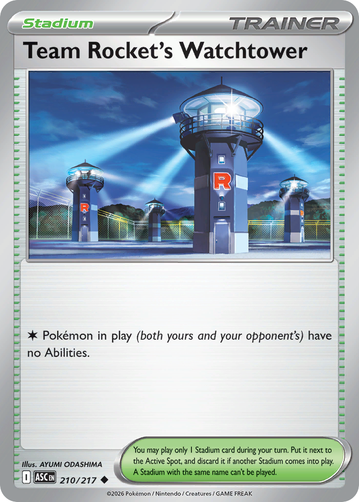 Team Rocket's Watchtower (Ascended Heroes 210)
