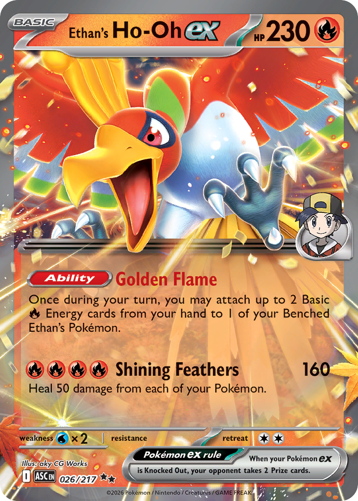 Ethan's Ho-Oh ex (Ascended Heroes 26)
