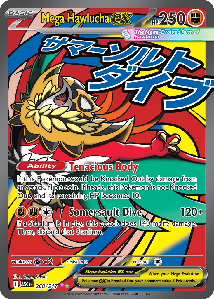 Mega Hawlucha ex (Ascended Heroes 268)