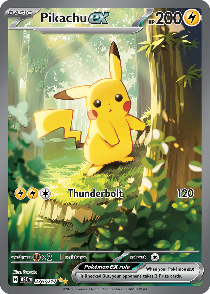 Pikachu ex - Ascended Heroes 276