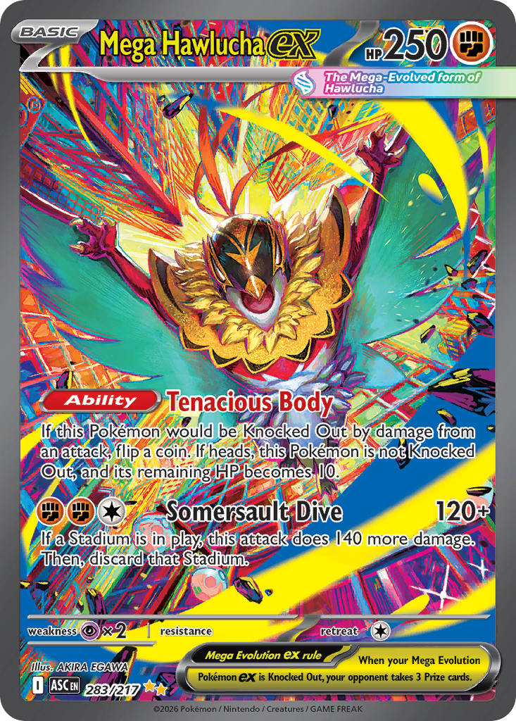 Mega Hawlucha ex (Ascended Heroes 283)