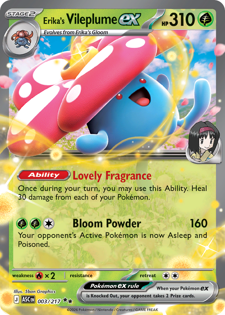 Erika's Vileplume ex (Ascended Heroes 3)