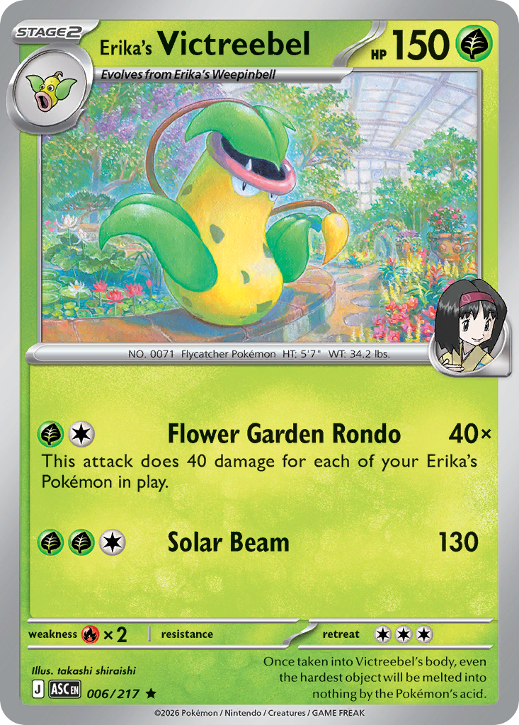 Erika's Victreebel (Ascended Heroes 6)
