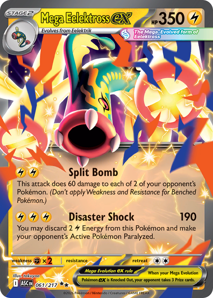 Mega Eelektross ex - Ascended Heroes 61