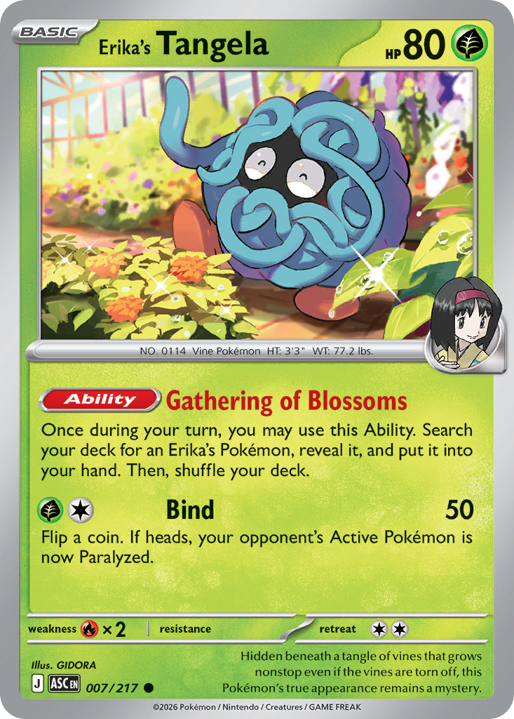 Erika's Tangela (Ascended Heroes 7)