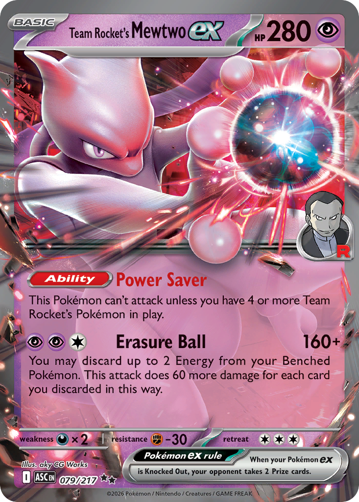 Team Rocket's Mewtwo ex (Ascended Heroes 79)