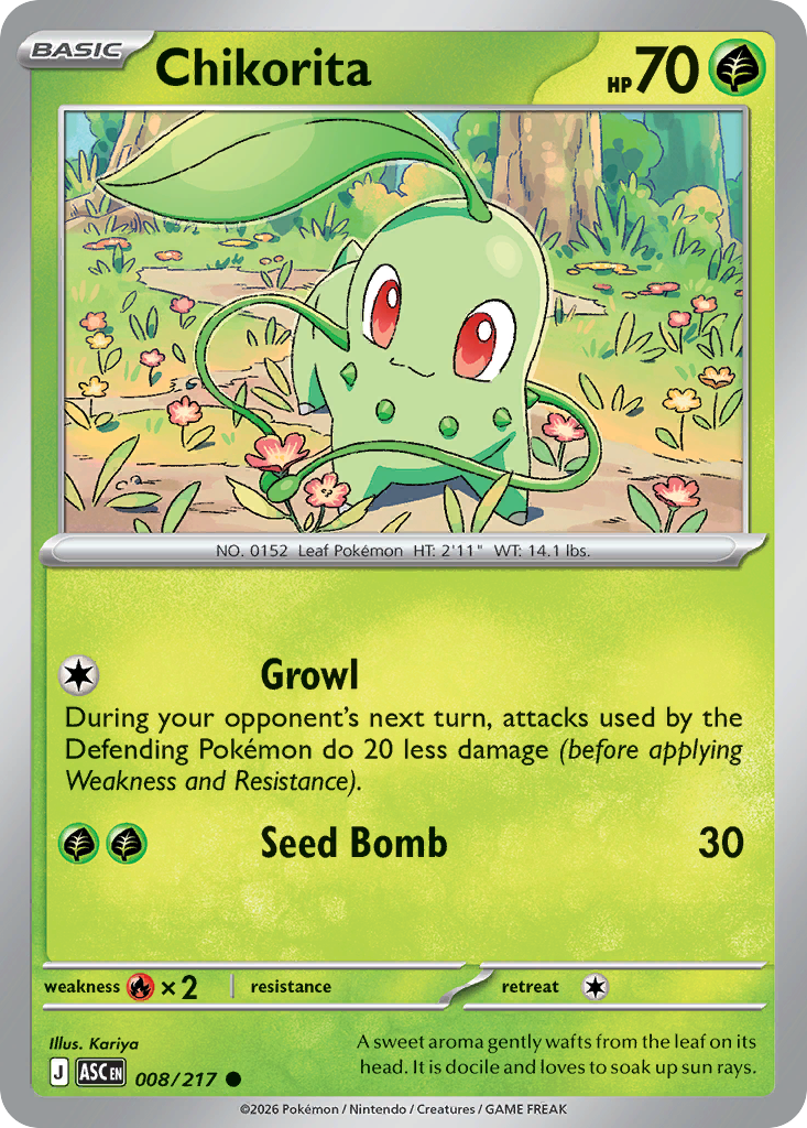 Chikorita (Ascended Heroes 8)