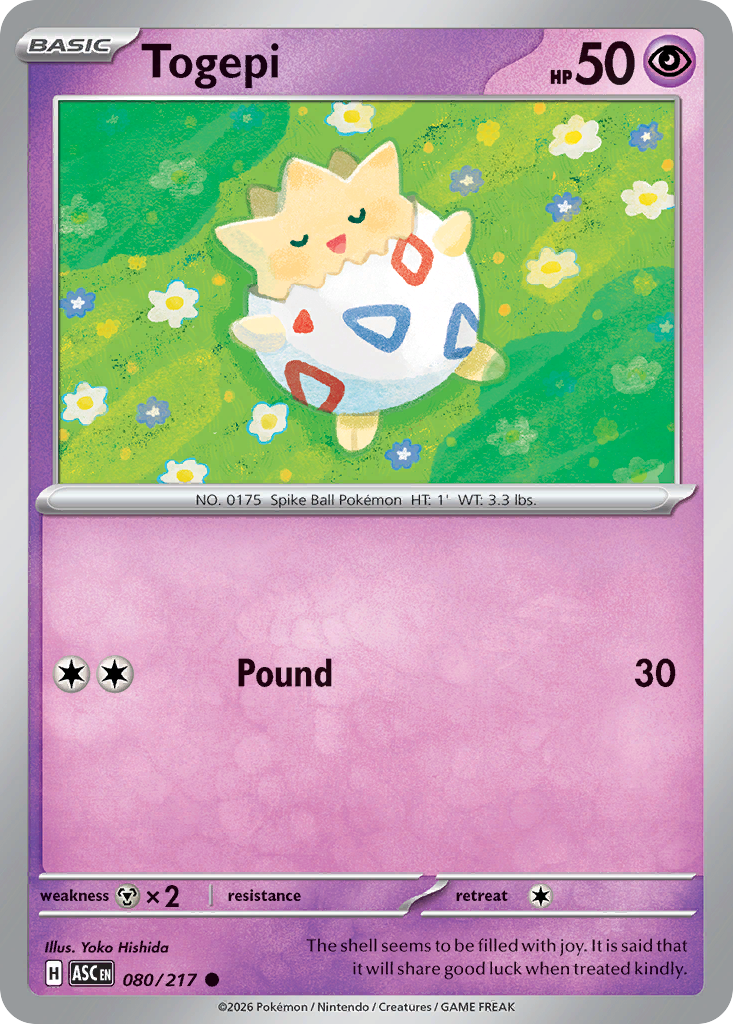 Togepi (Ascended Heroes 80)