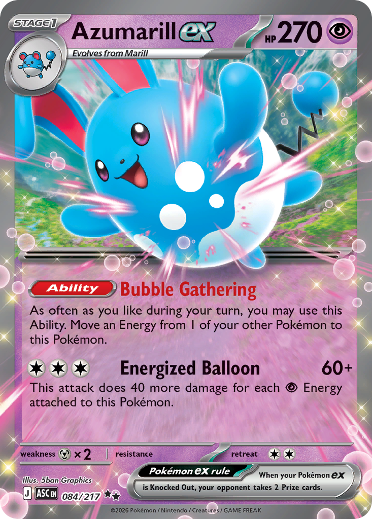 Azumarill ex (Ascended Heroes 84)