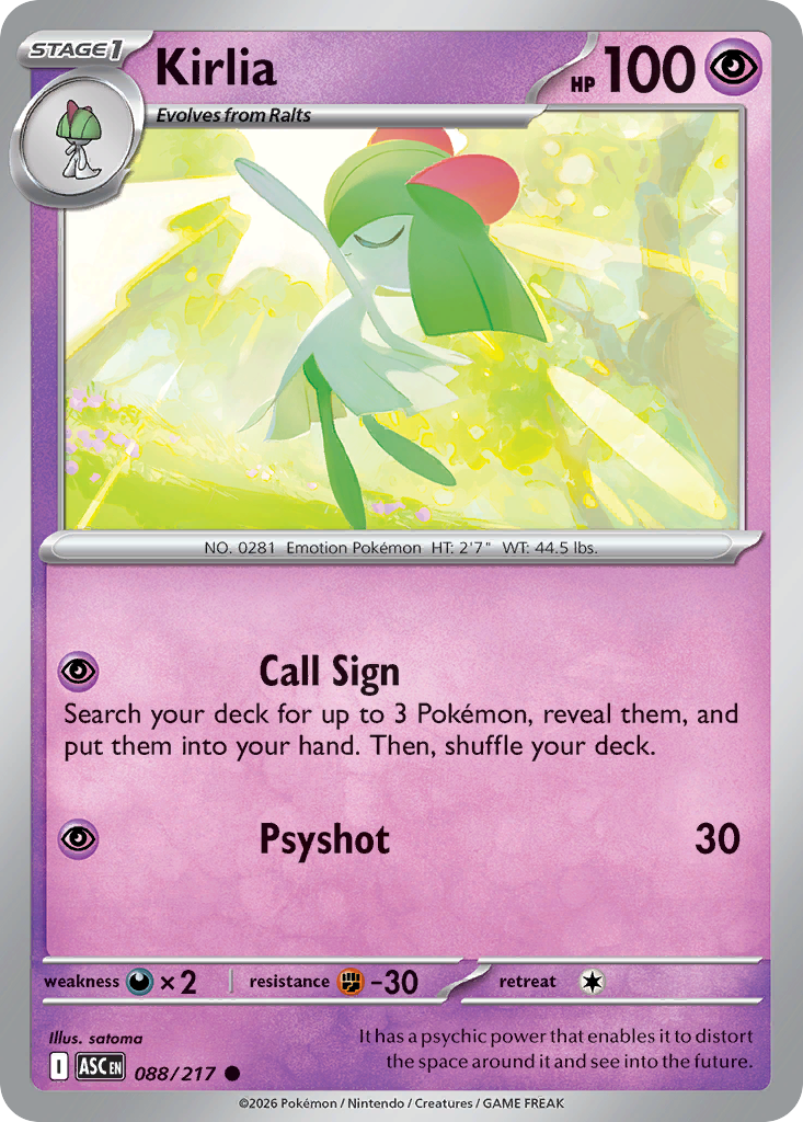 Kirlia (Ascended Heroes 88)