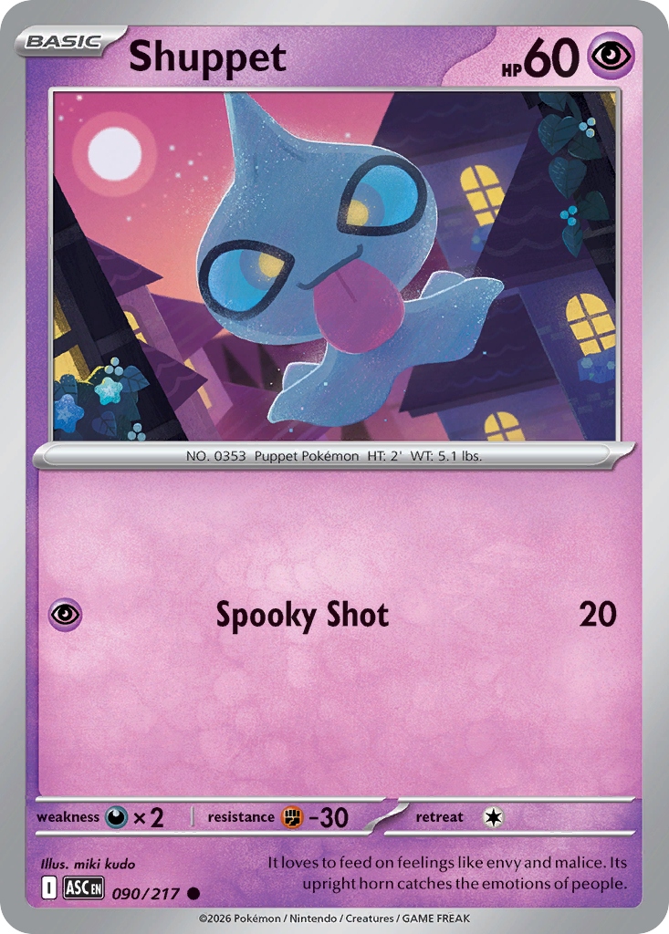 Shuppet (Ascended Heroes 90)