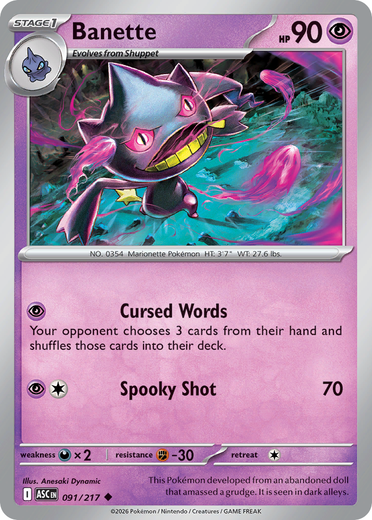 Banette (Ascended Heroes 91)