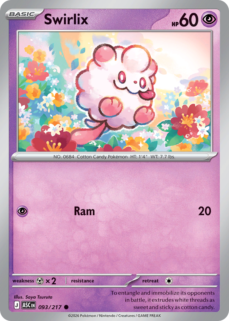 Swirlix (Ascended Heroes 93)