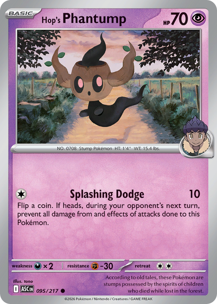Hop's Phantump (Ascended Heroes 95)