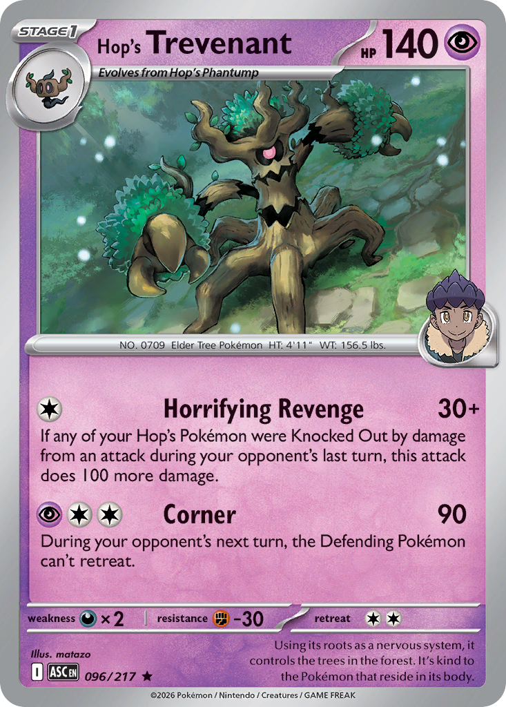 Hop's Trevenant (Ascended Heroes 96)