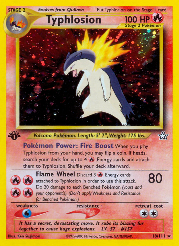 Typhlosion (Neo Genesis 18)