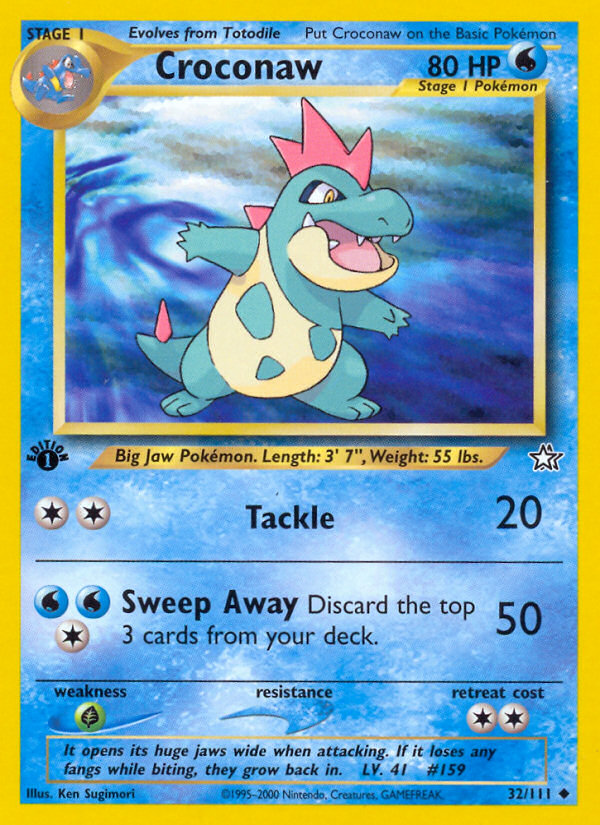 Croconaw (Neo Genesis 32)