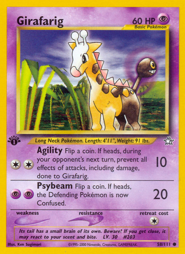 Girafarig (Neo Genesis 58)