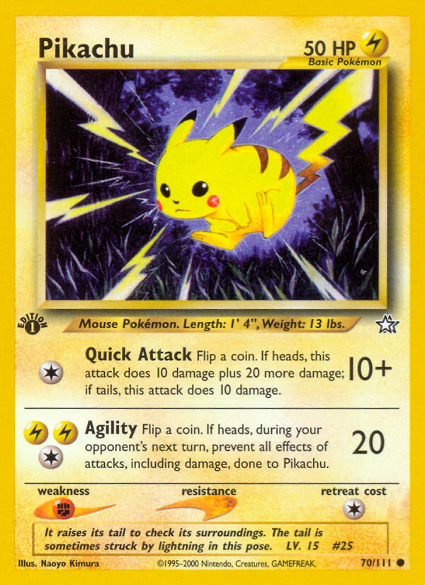 Pikachu (Neo Genesis 70)