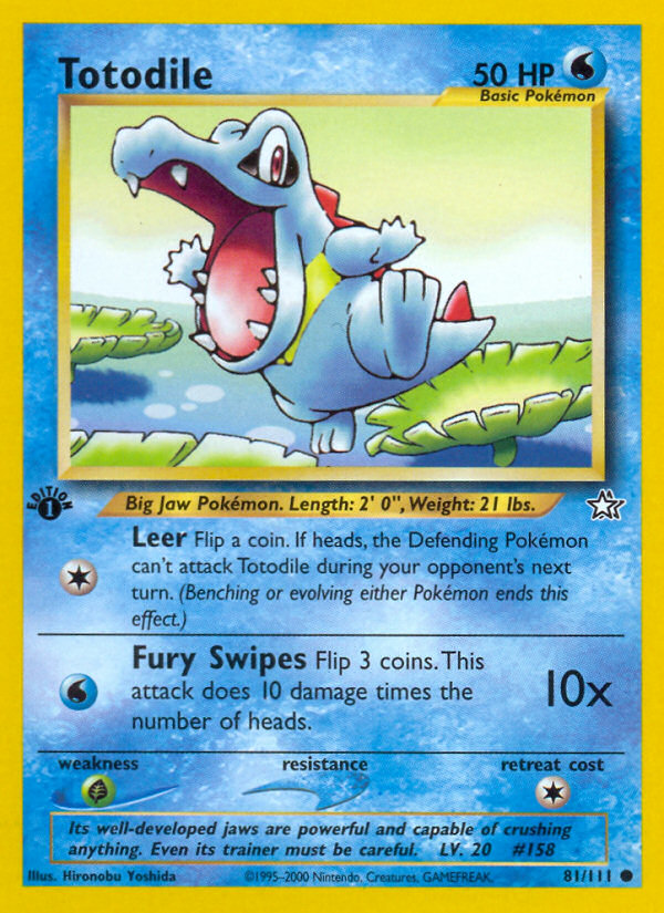 Totodile (Neo Genesis 81)